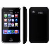 Celular MP10 Mini Hiphone com 2 Chips e TV - Preto